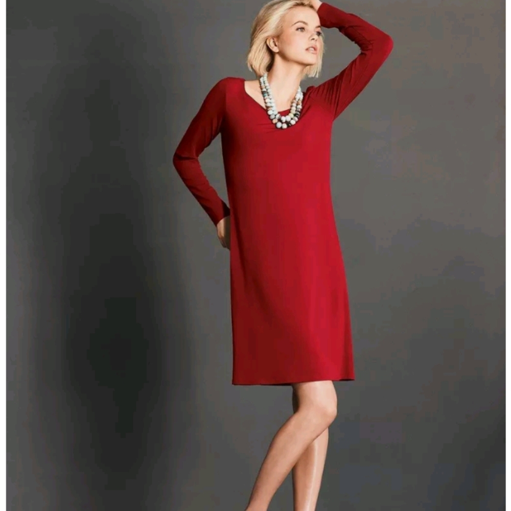 Eileen Fisher - Scarlet red dress